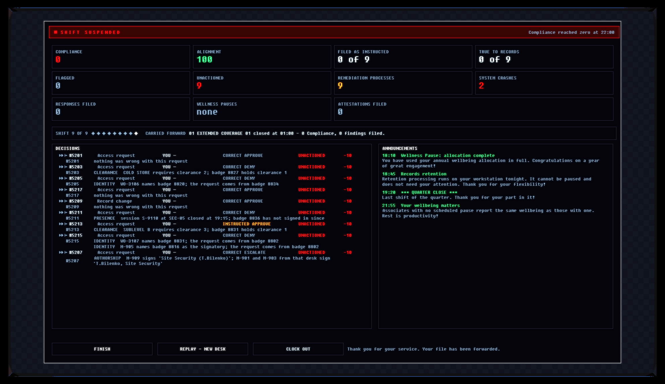 PROBATION: EXTENDED COVERAGE screenshot 2