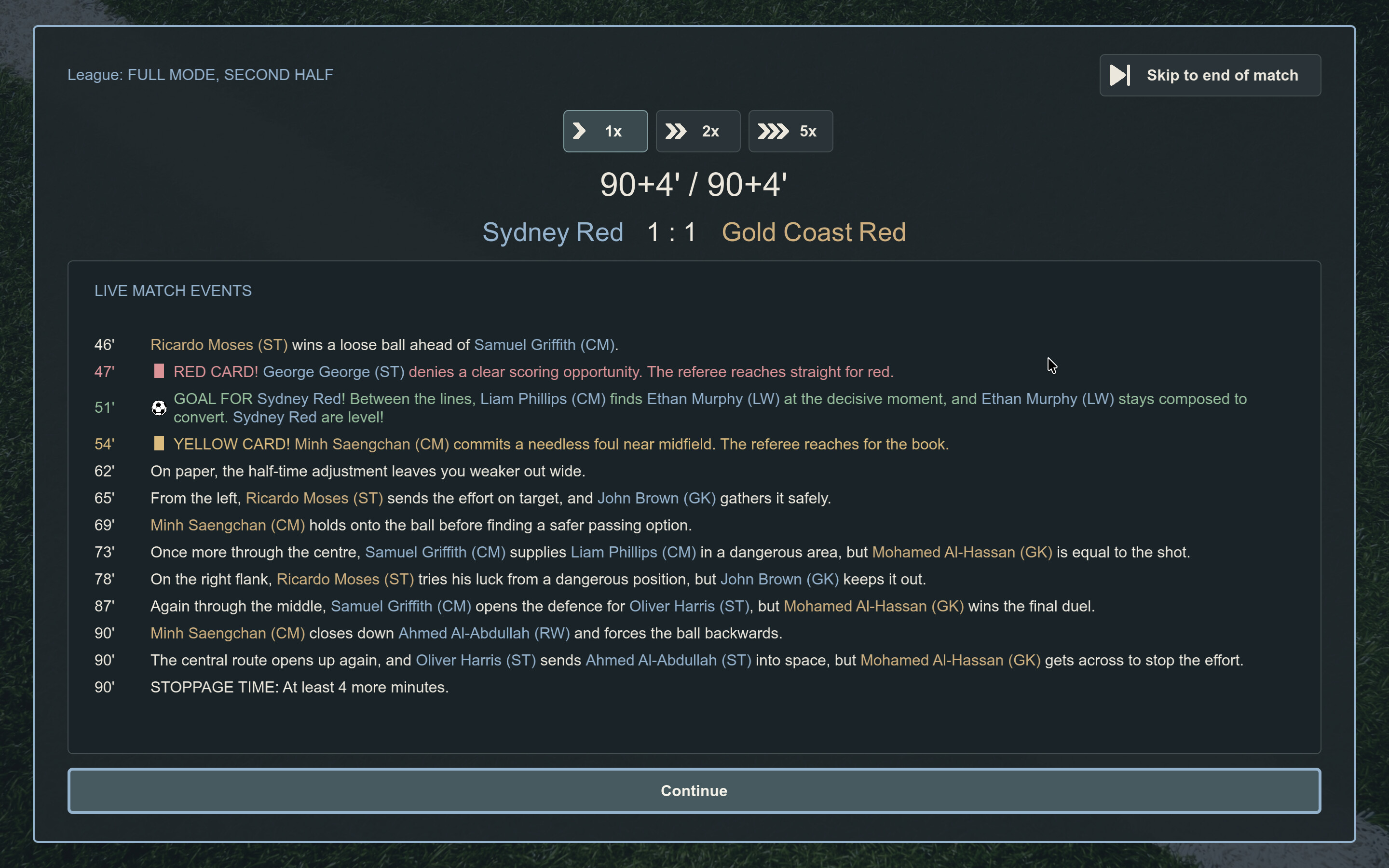 Simple Football League Manager screenshot 3