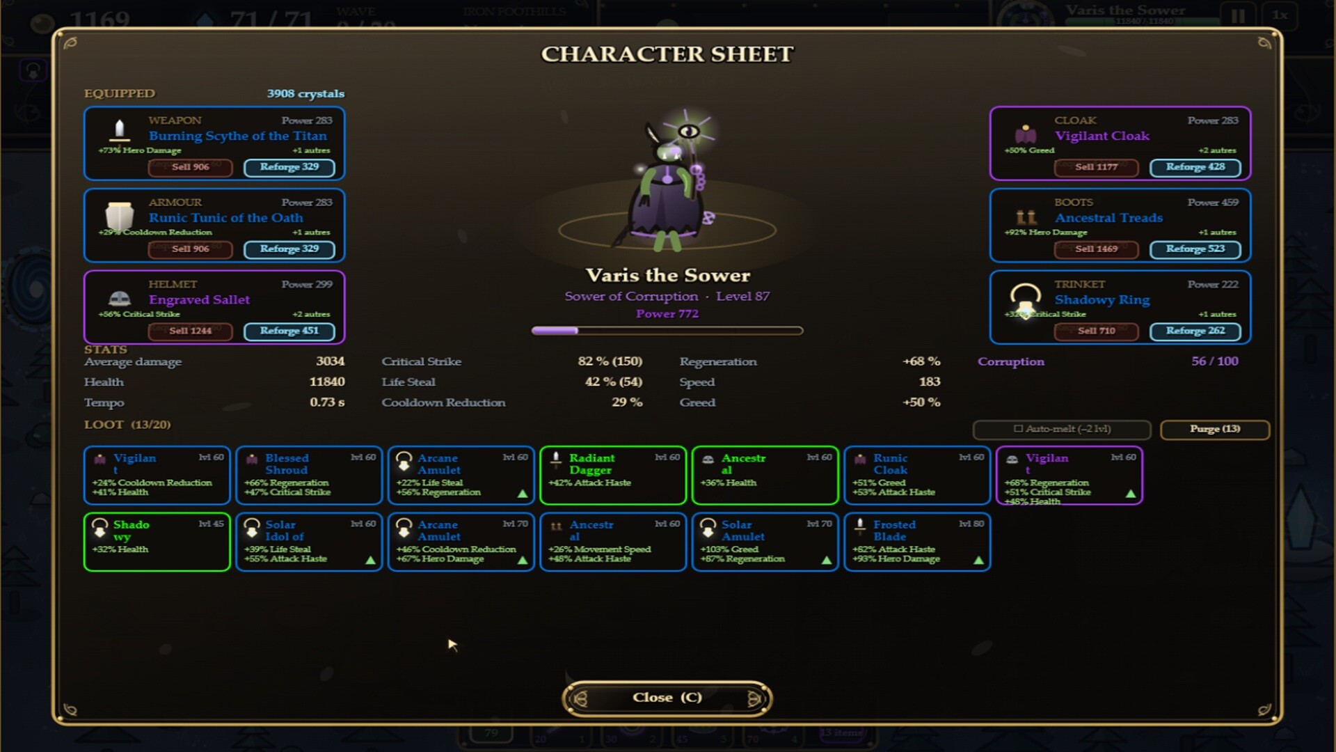 Heroes of Aetheria: Crystal Siege screenshot 5