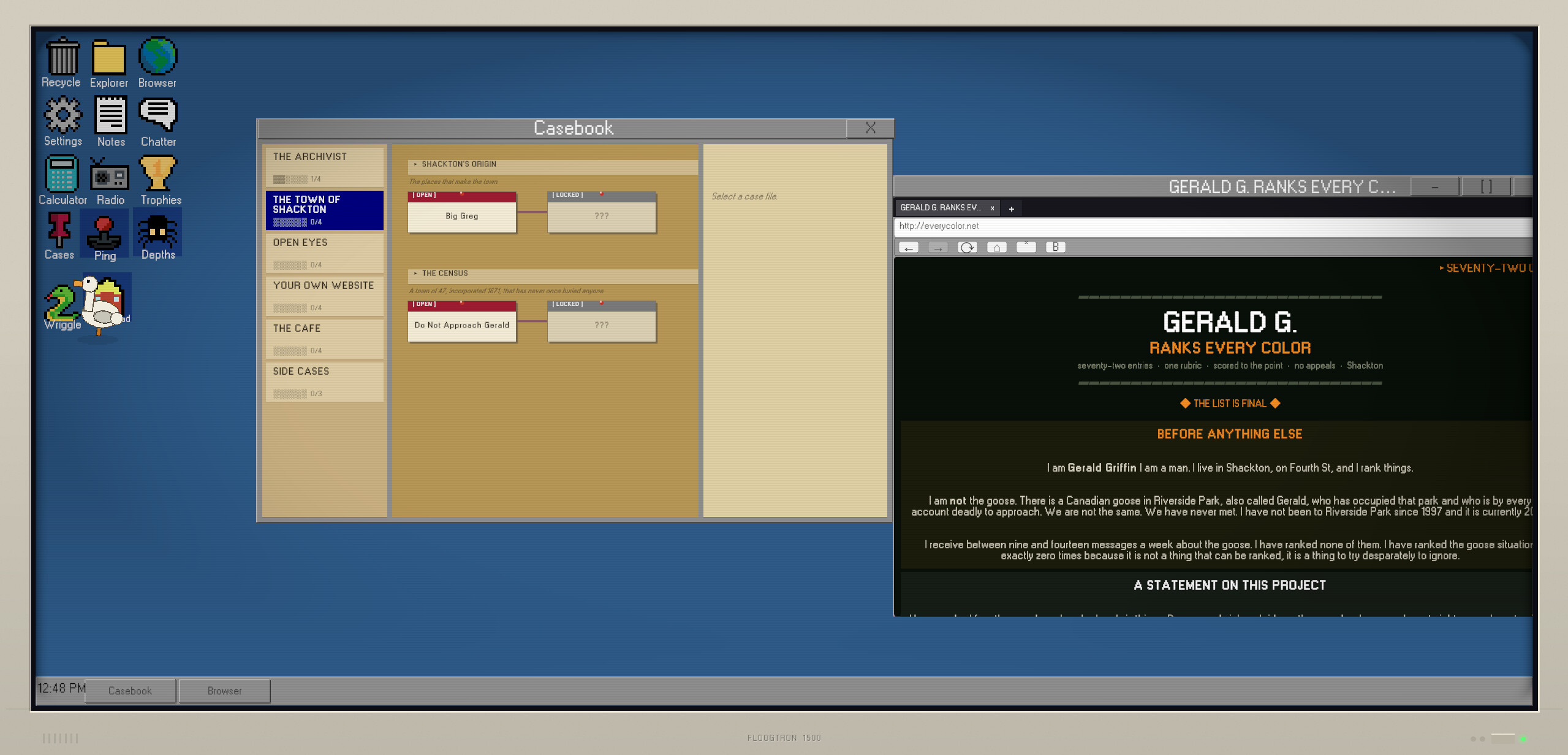 Guestbook screenshot 1