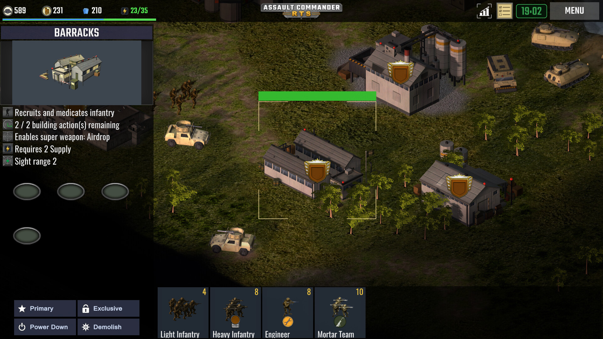 Assault Commander RTS screenshot 4