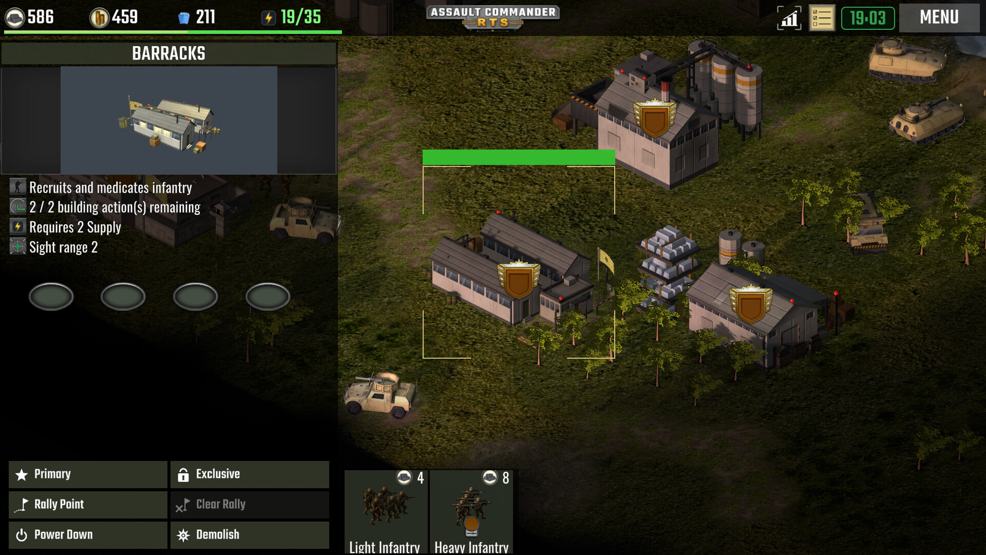 Assault Commander RTS screenshot 4