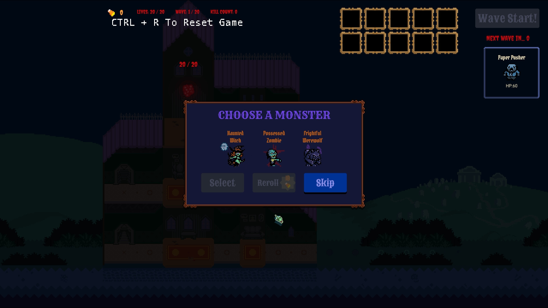 Spooky Land Defenders screenshot 2