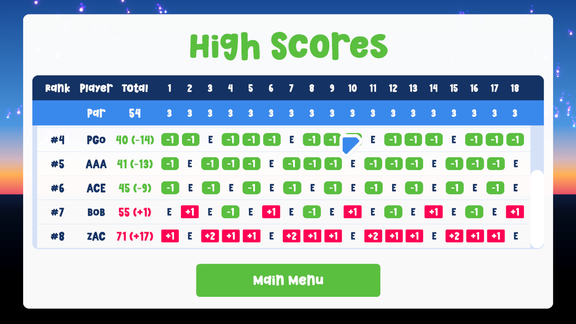 Pico Golf! screenshot 1