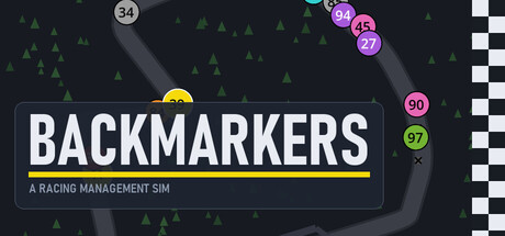 Cover art from Backmarkers: A Racing Management Sim