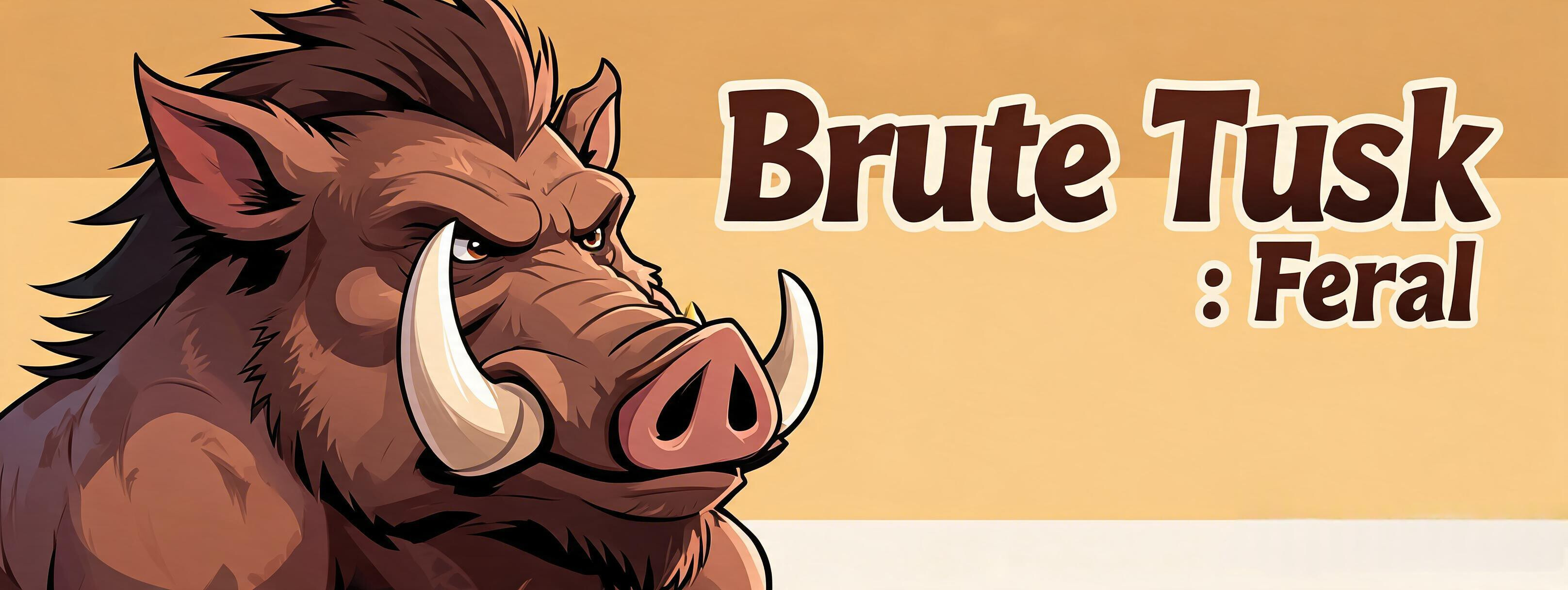 Brute Tusk : Feral trailer