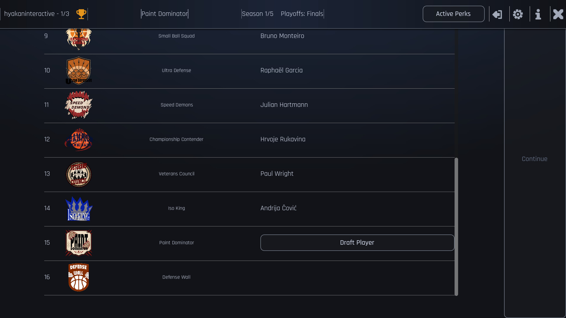 Dynasty Basketball Manager screenshot 5