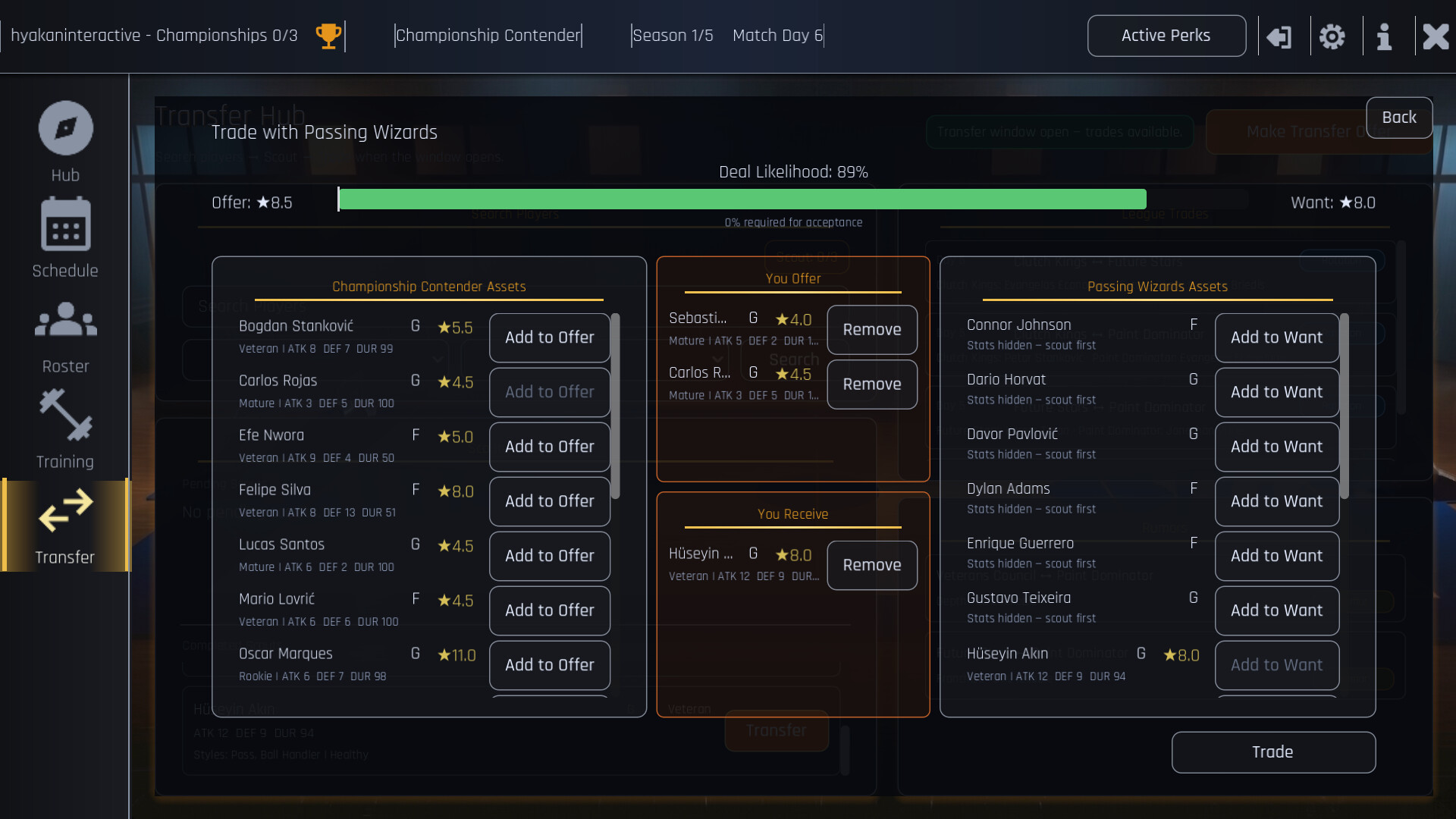 Dynasty Basketball Manager screenshot 4
