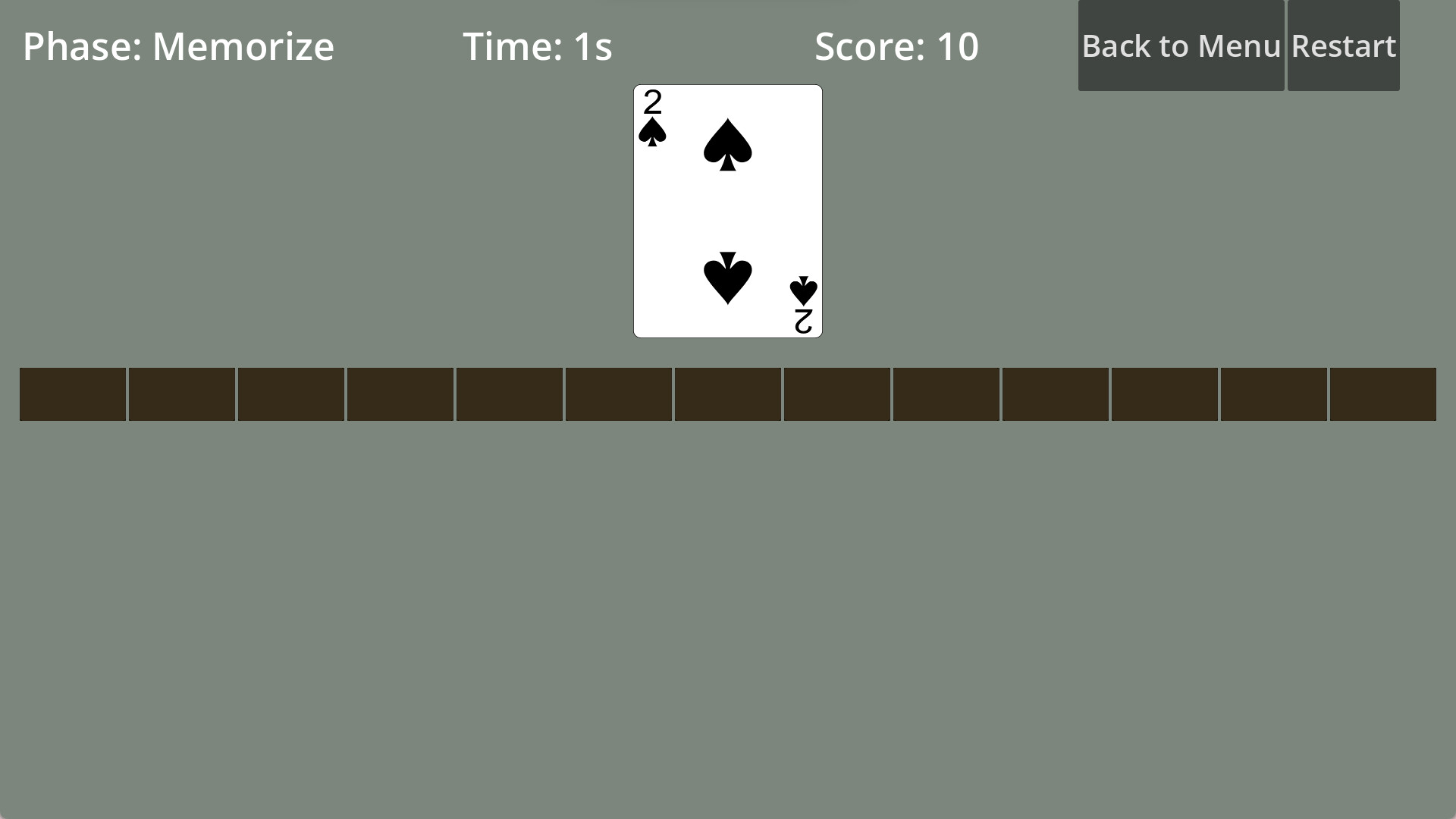 Wait, Cards I Memorized? screenshot 2
