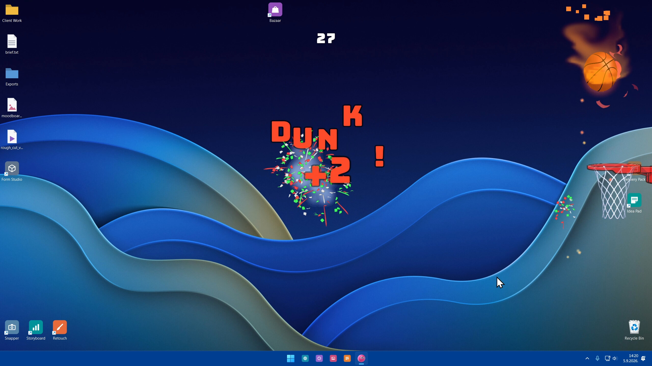 Desktop Ball screenshot 2
