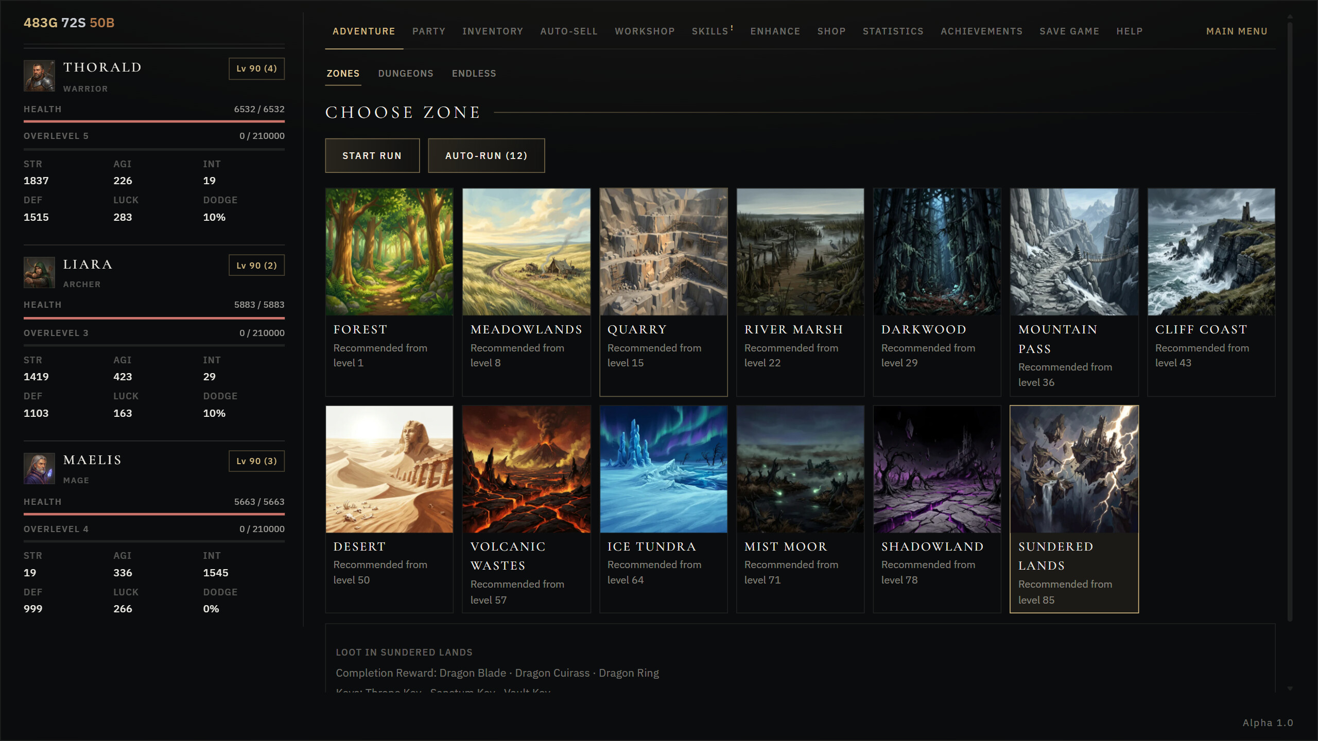Trinity Descent screenshot 1