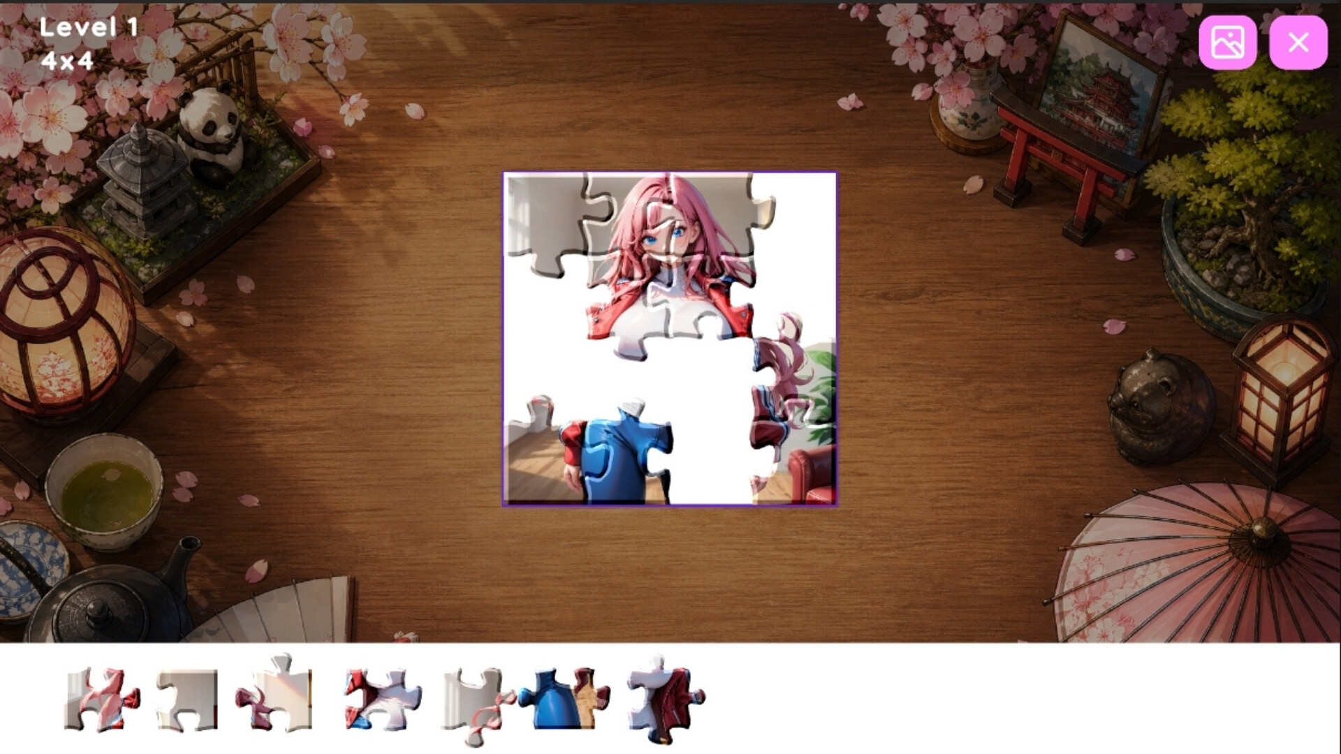 Hentai Puzzle: Valentine screenshot 2