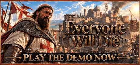 Cover art from Everyone Will Die