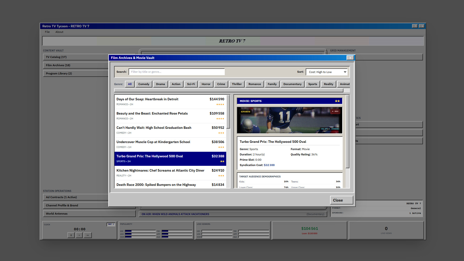 Retro TV Tycoon screenshot 2