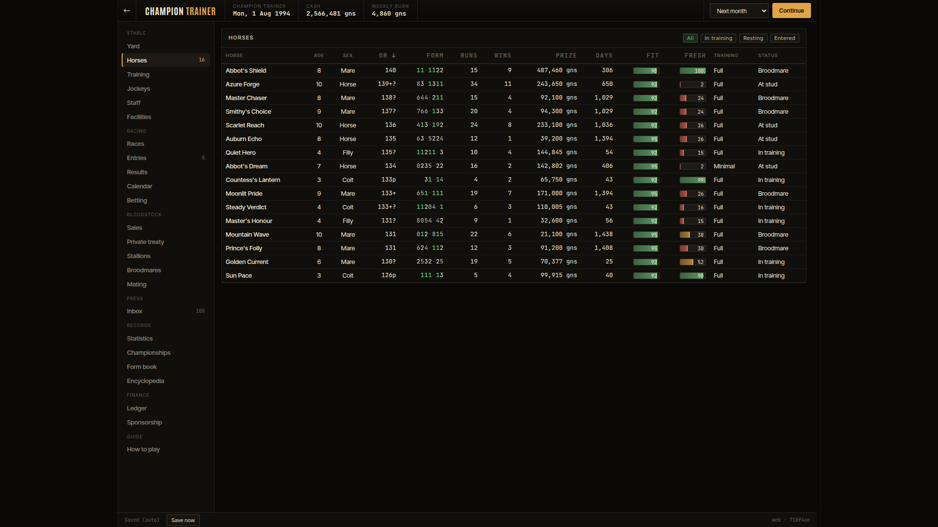 Champion Trainer screenshot 2