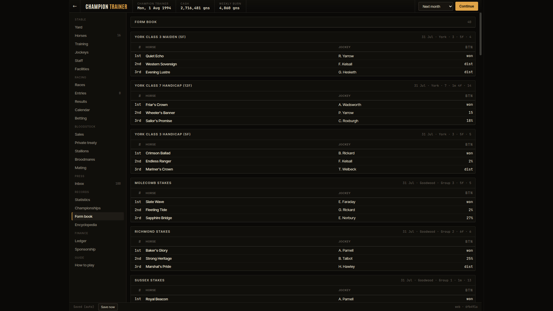 Champion Trainer screenshot 5
