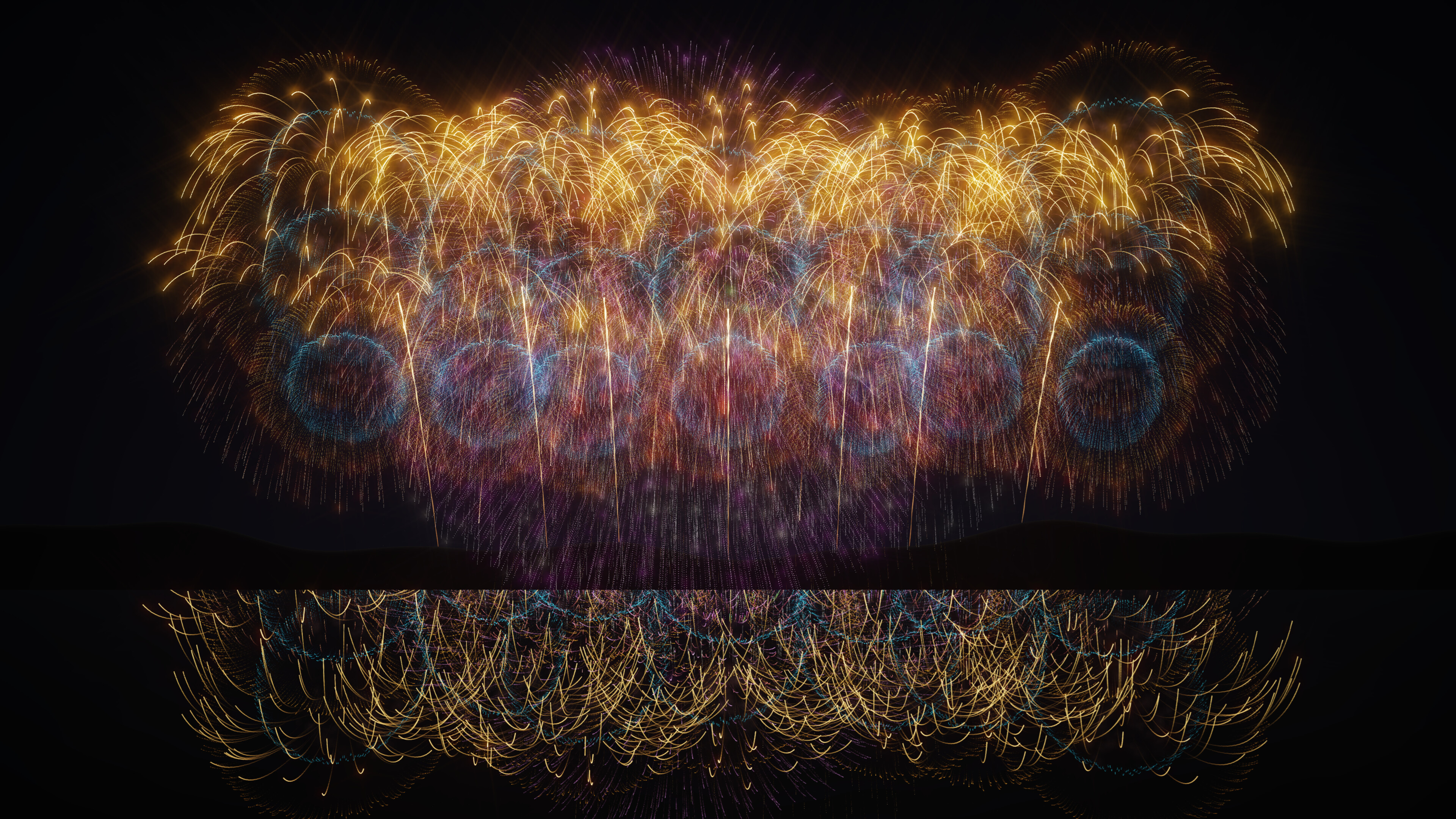 BURST NOIR - Fireworks Simulator screenshot 2