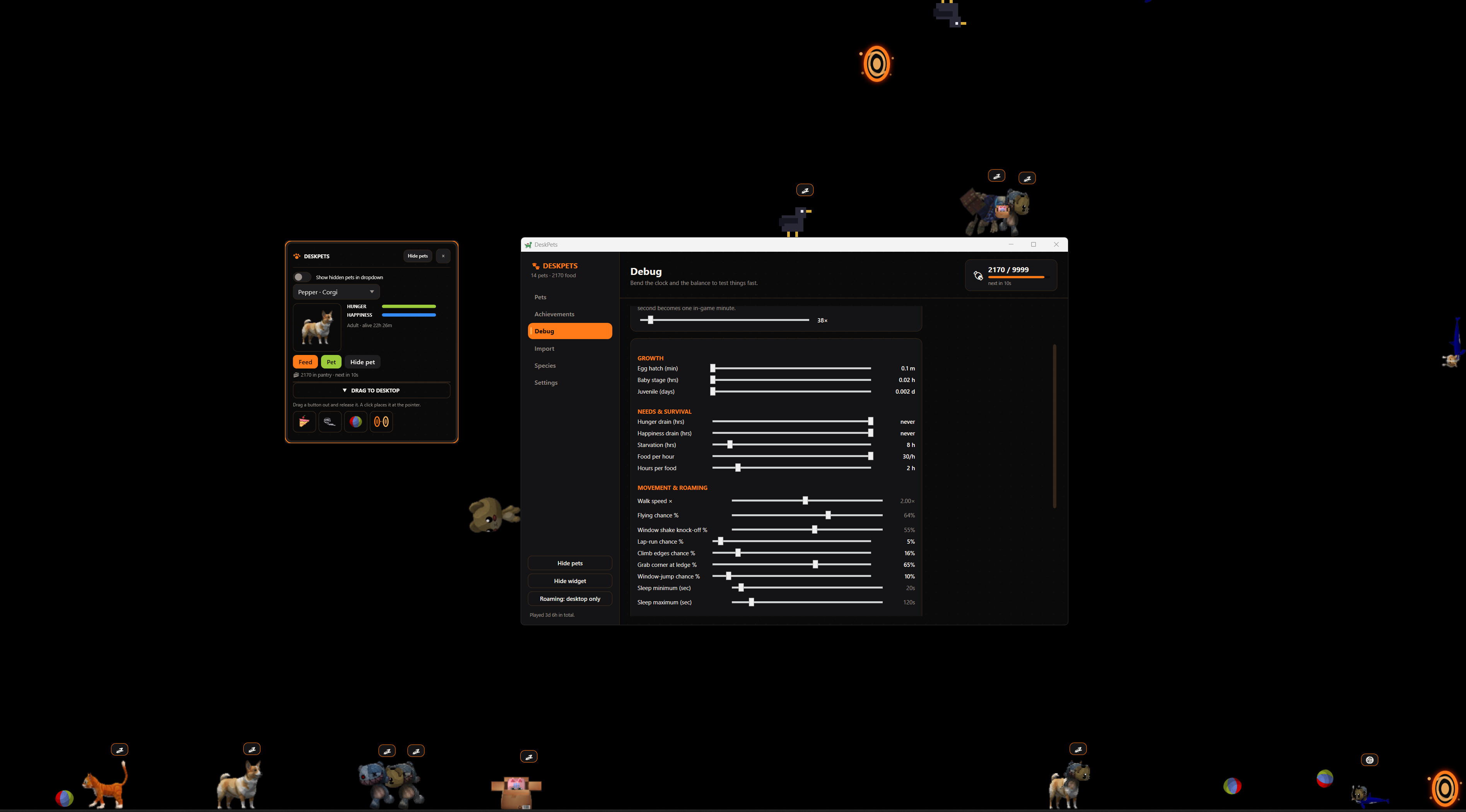 DeskPets - Desktop Idle Companion screenshot 5