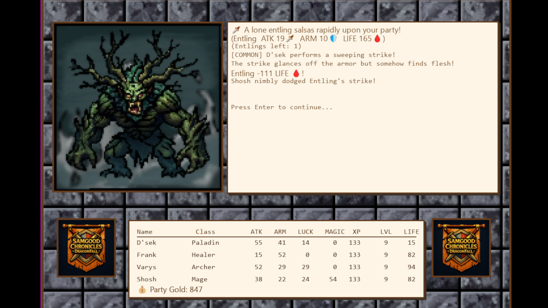 Samgood Chronicles DragonFall screenshot 4