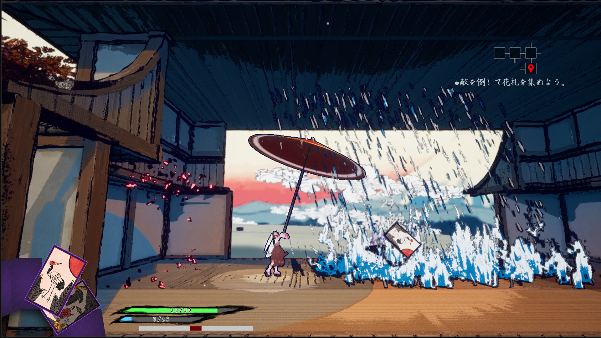 Blooming Solitude: Priestess of Hanafuda / 花札ノ巫孤 trailer