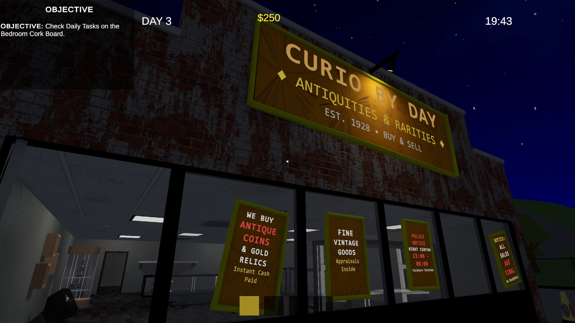 Curio by Day, Mafia by Night screenshot 2