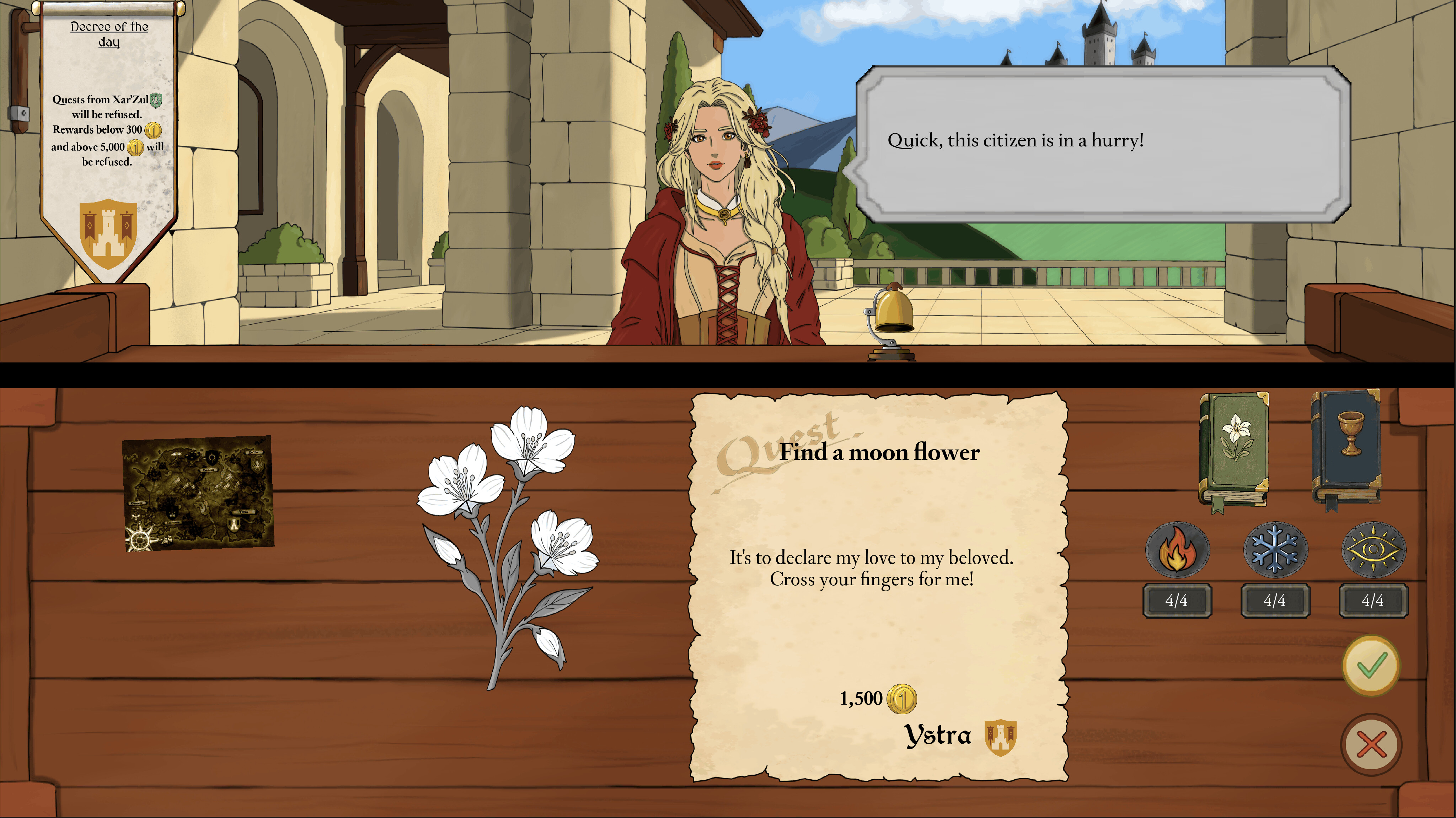 Your quest, please trailer