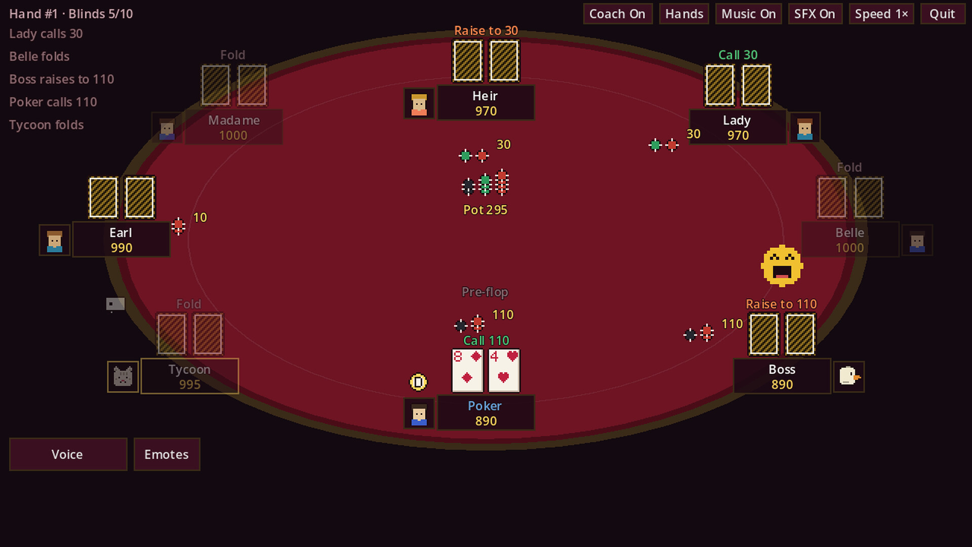 Pixel Hold'em: Poker Coach screenshot 3