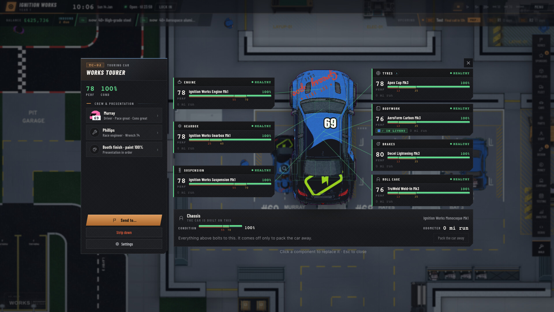 WORKS: Motorsport Factory screenshot 2