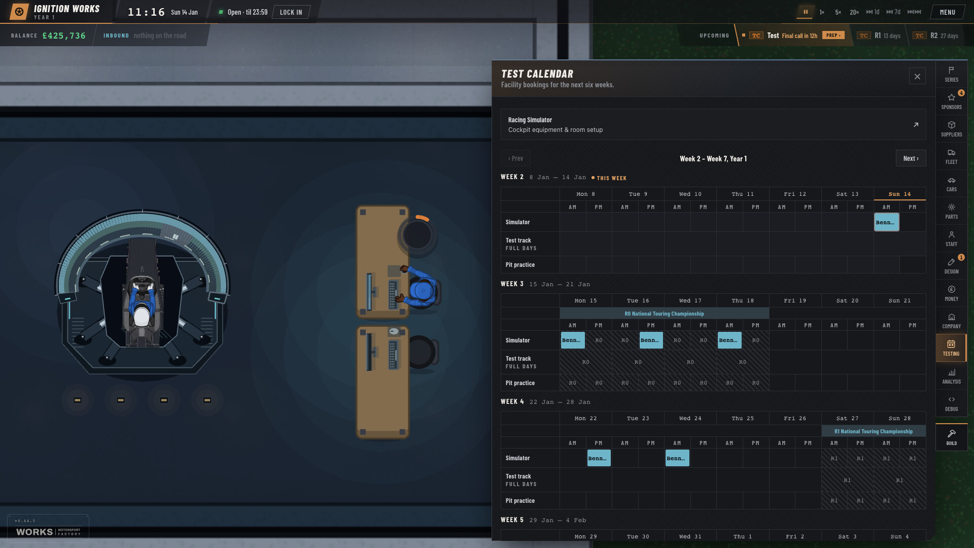 WORKS: Motorsport Factory screenshot 5
