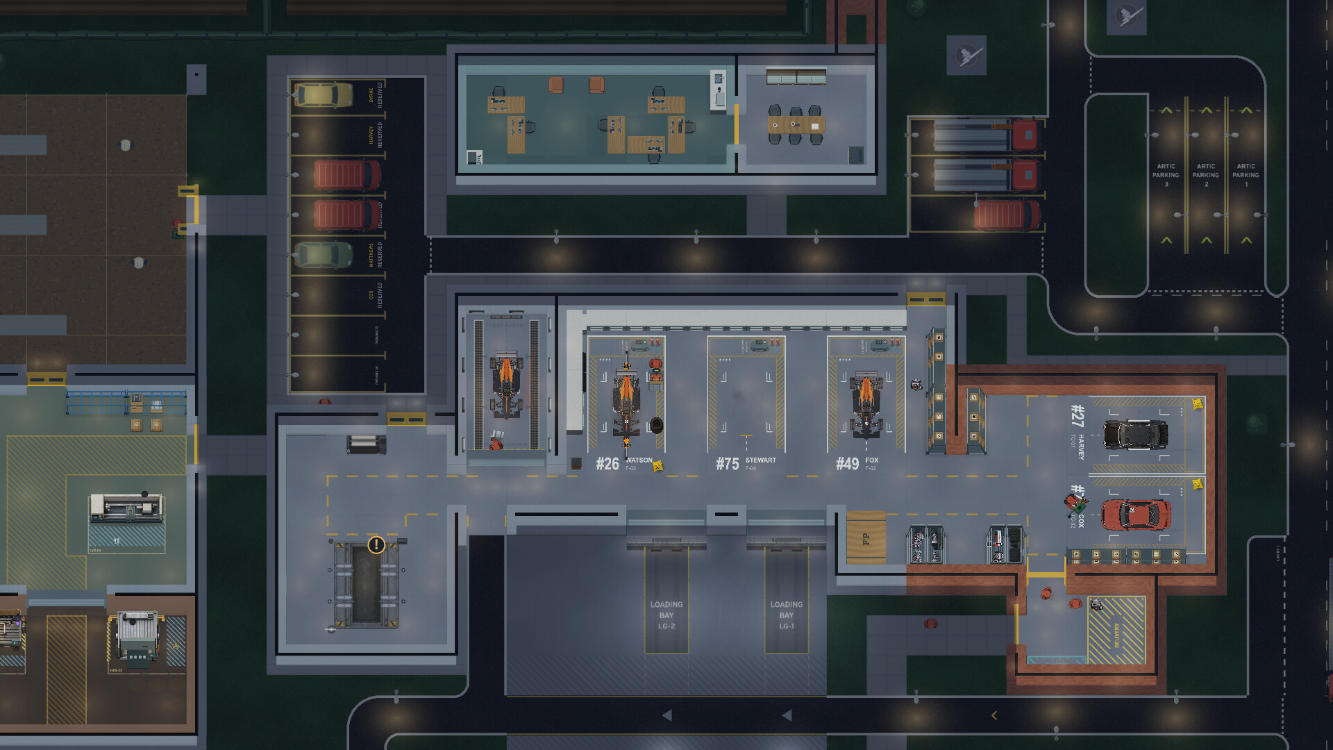 WORKS: Motorsport Factory trailer