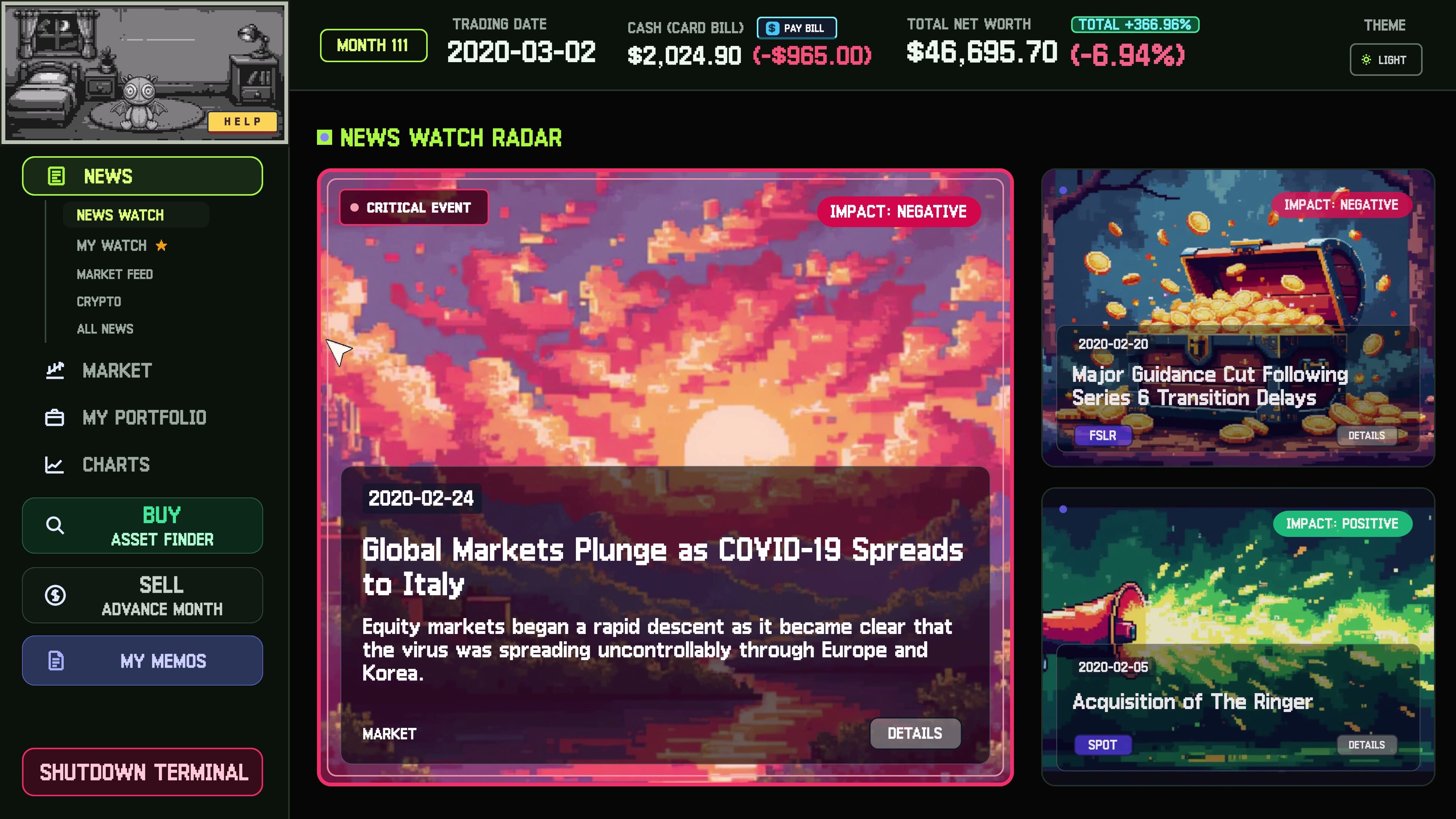 Money Makes Money: Historical Market Simulator screenshot 2