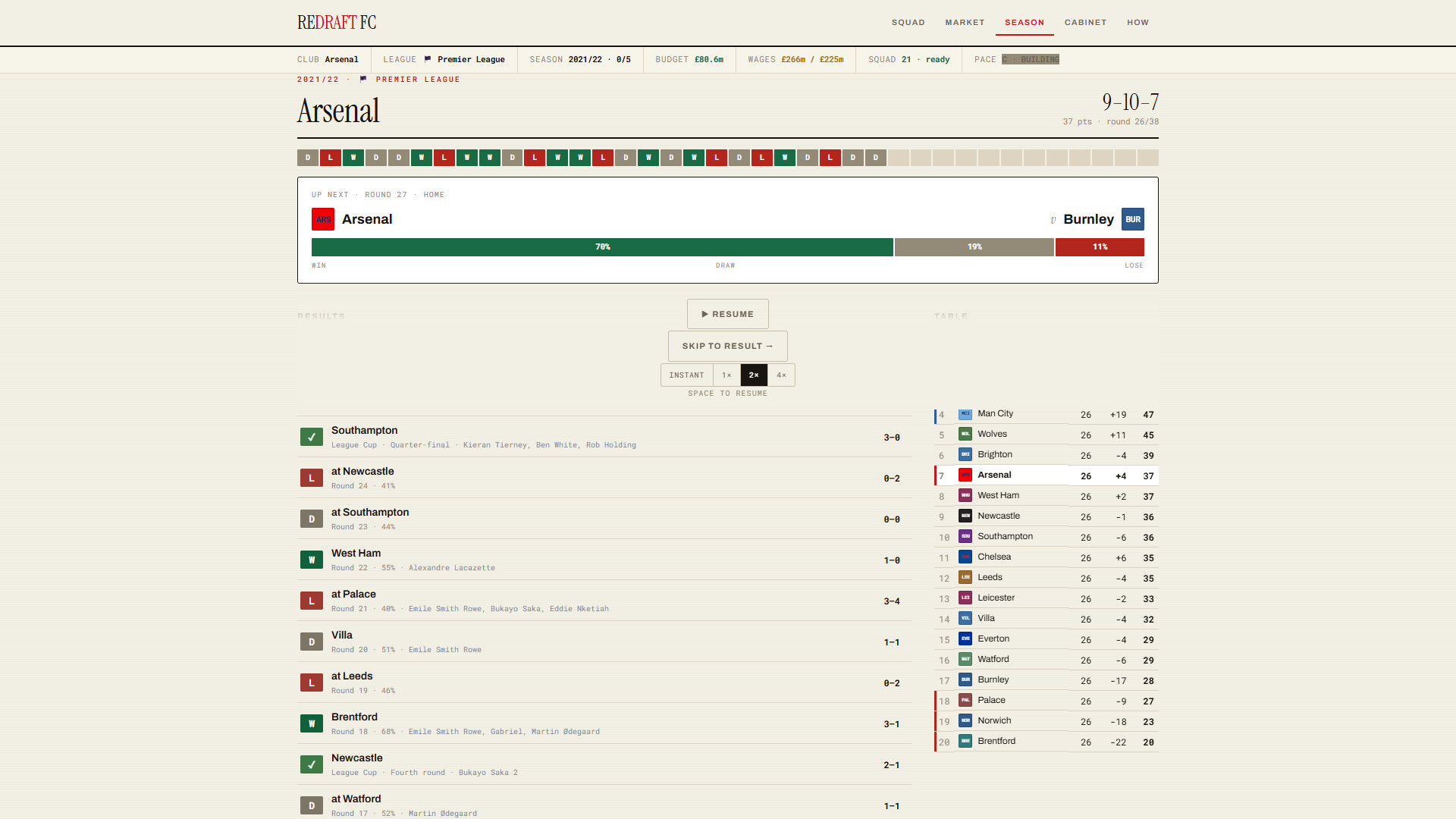 Redraft FC screenshot 5