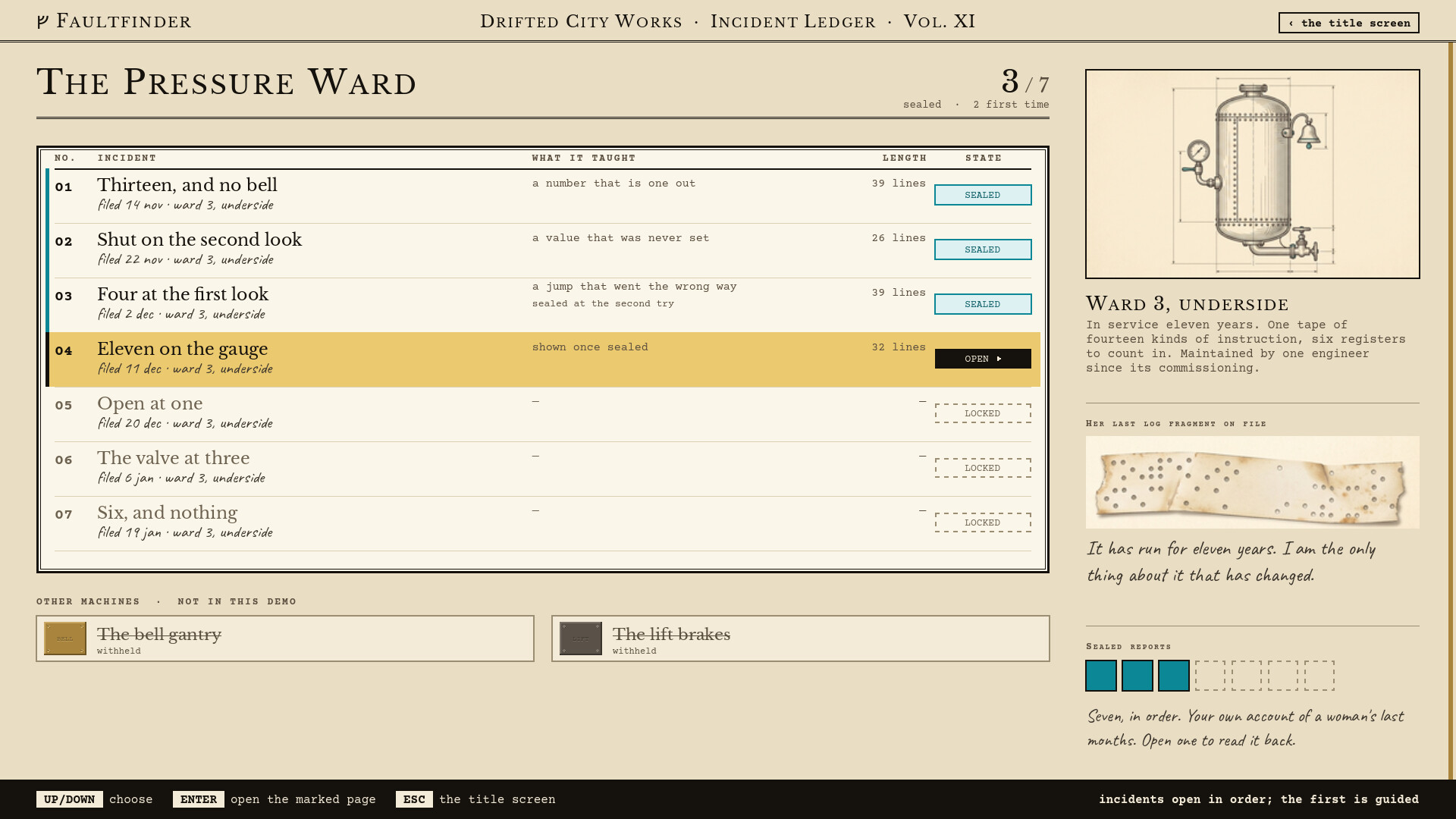 Faultfinder screenshot 2