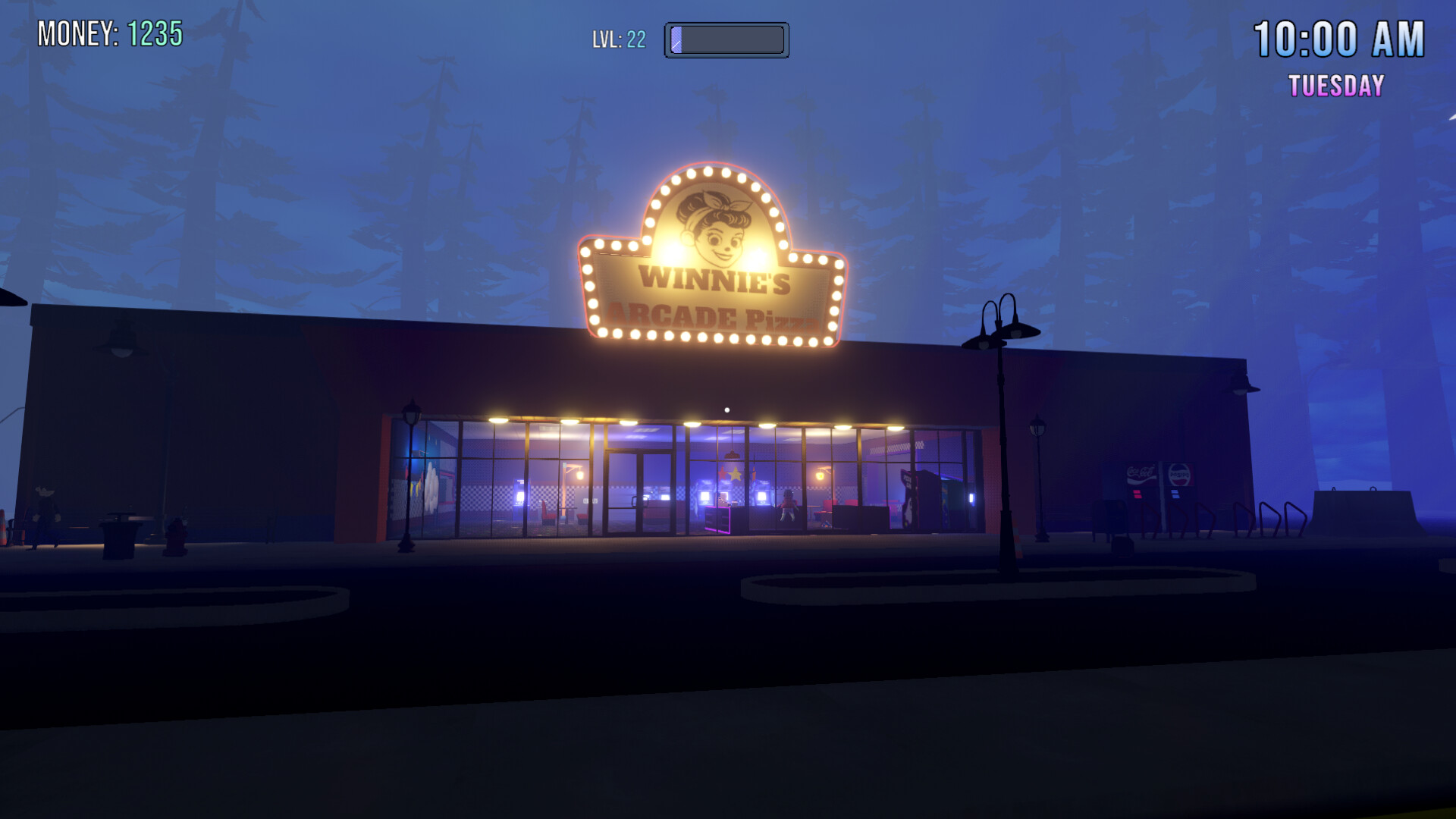 Winnie's Arcade Pizza trailer