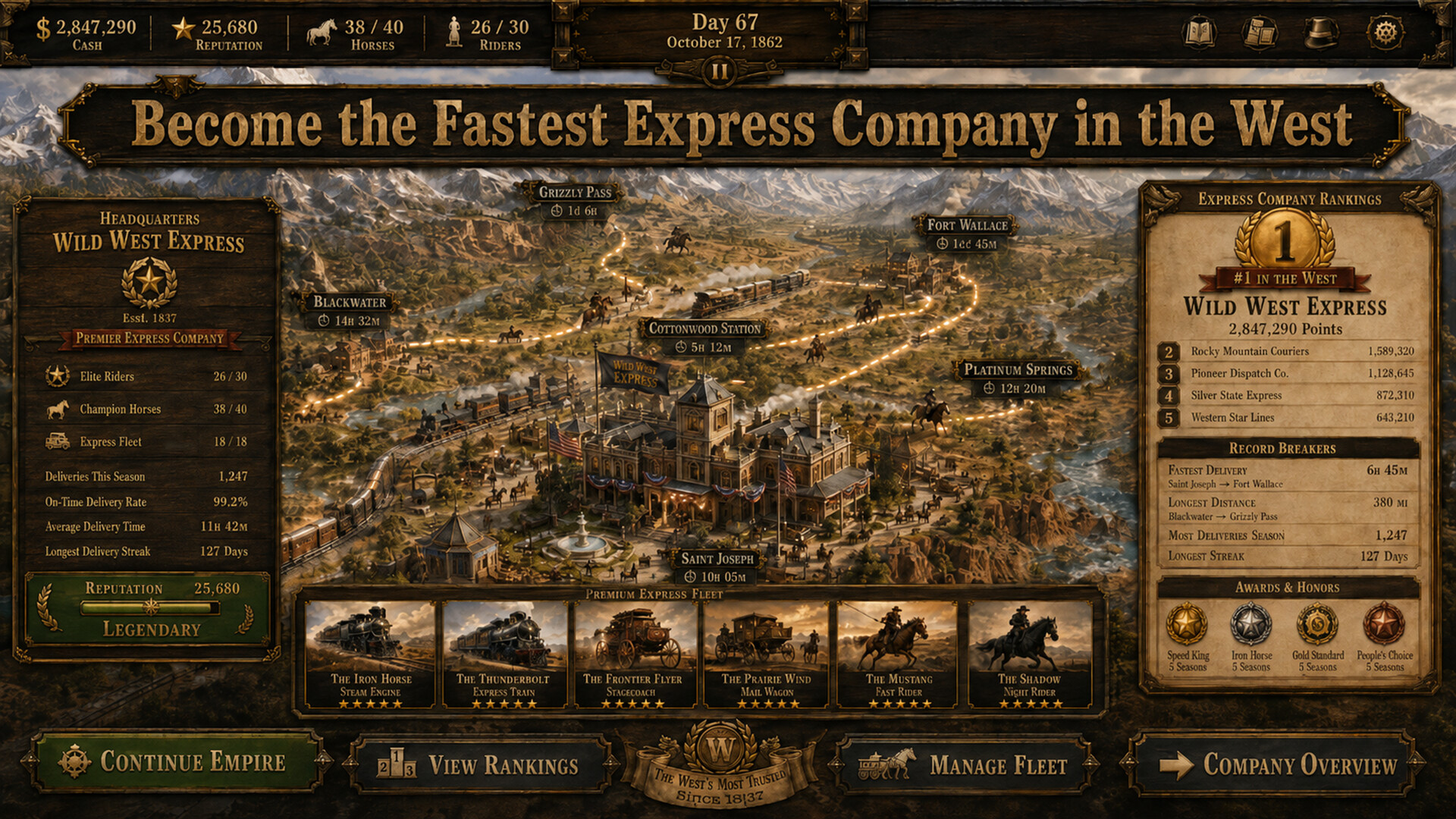Wild West Express screenshot 1