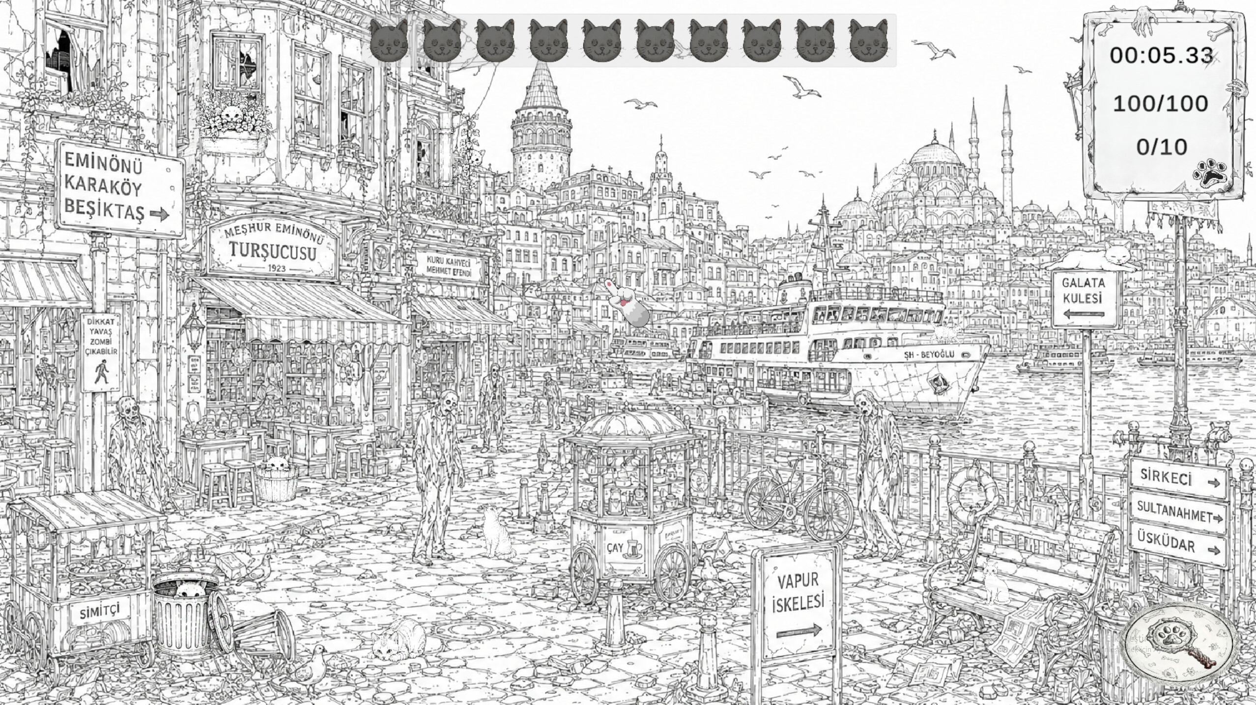 Zombie Mystery: 100 Hidden Cats trailer