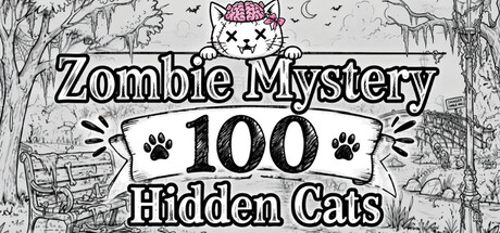 Cover art from Zombie Mystery: 100 Hidden Cats