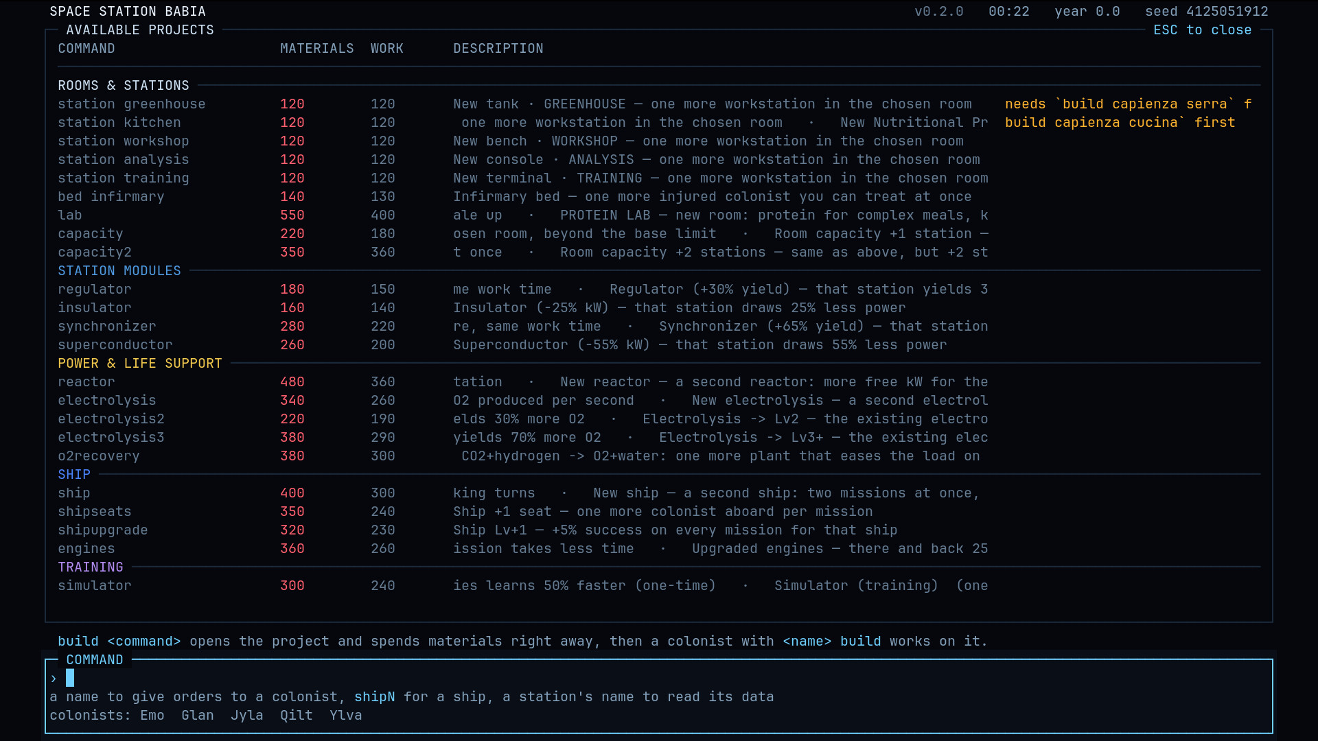 CLI: Colony Line Interface screenshot 5