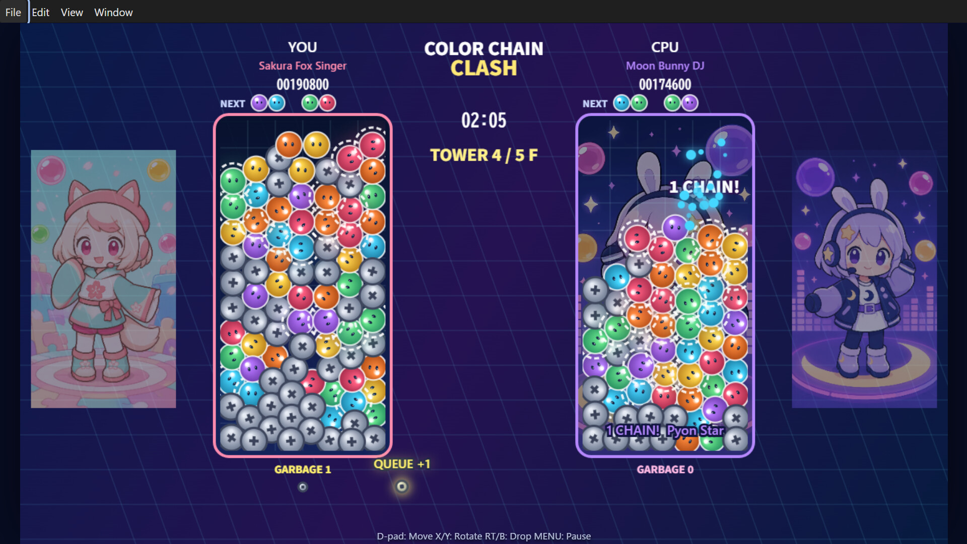 COLOR CHAIN CLASH screenshot 2