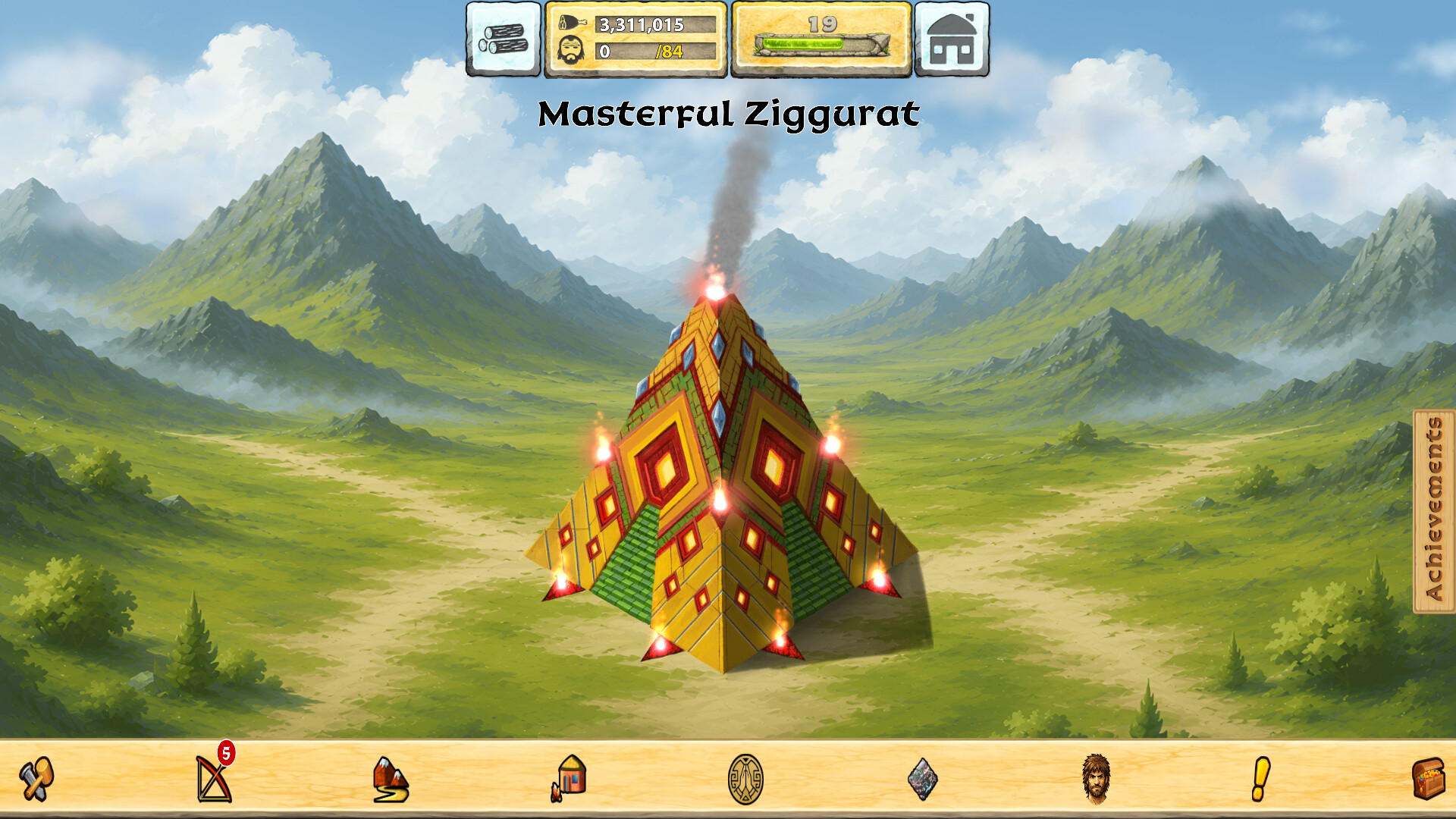 Primal Clicker: Build, Hunt, Explore screenshot 1