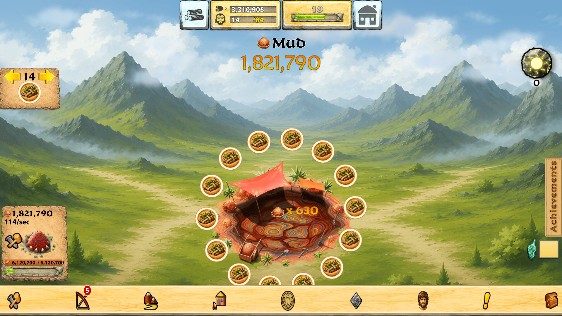 Primal Clicker: Build, Hunt, Explore screenshot 3