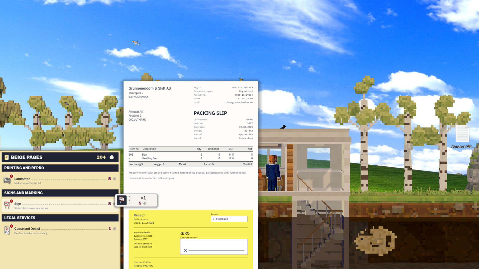 Corposlop screenshot 2