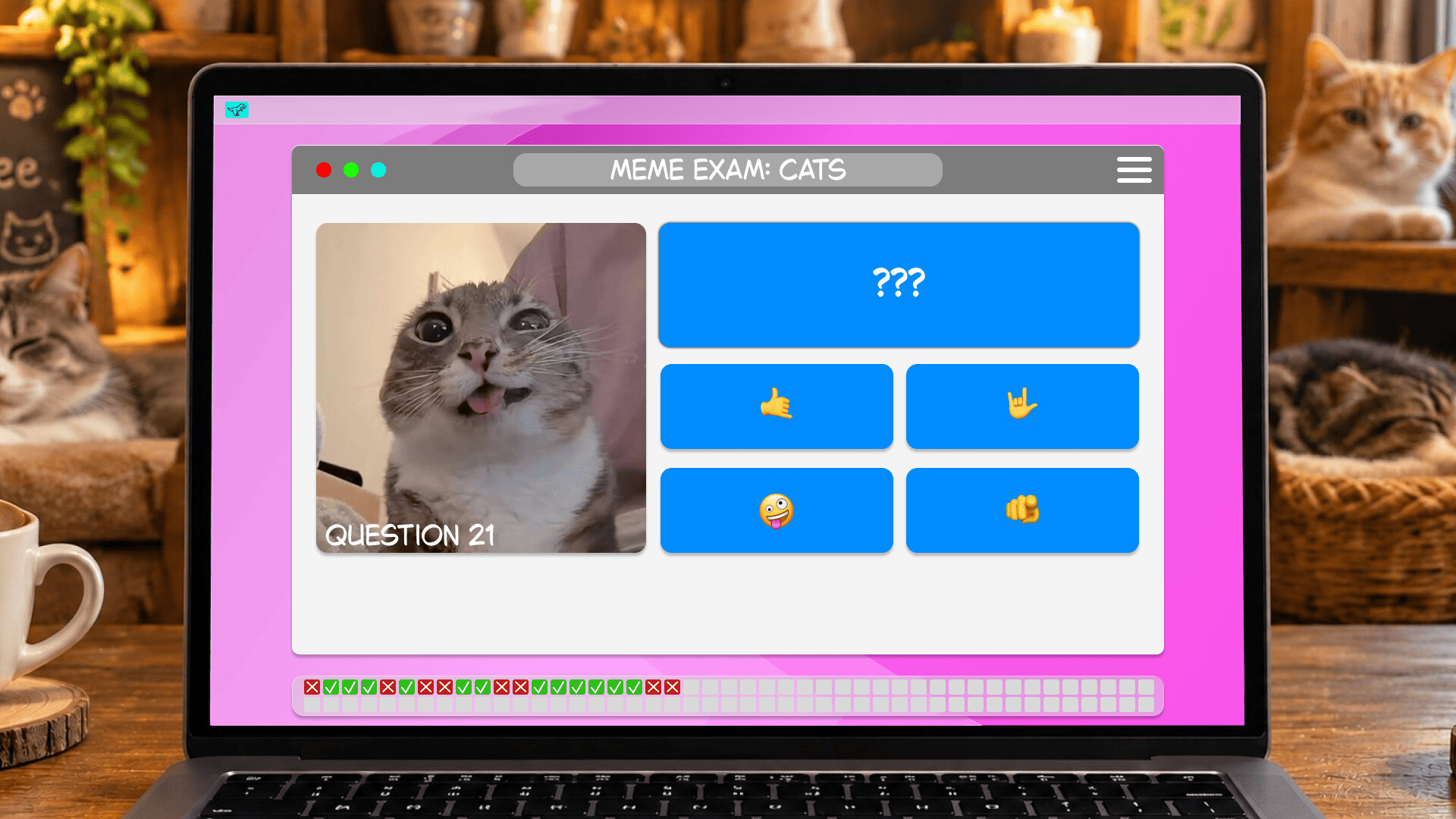 Meme Exam: Cats screenshot 1