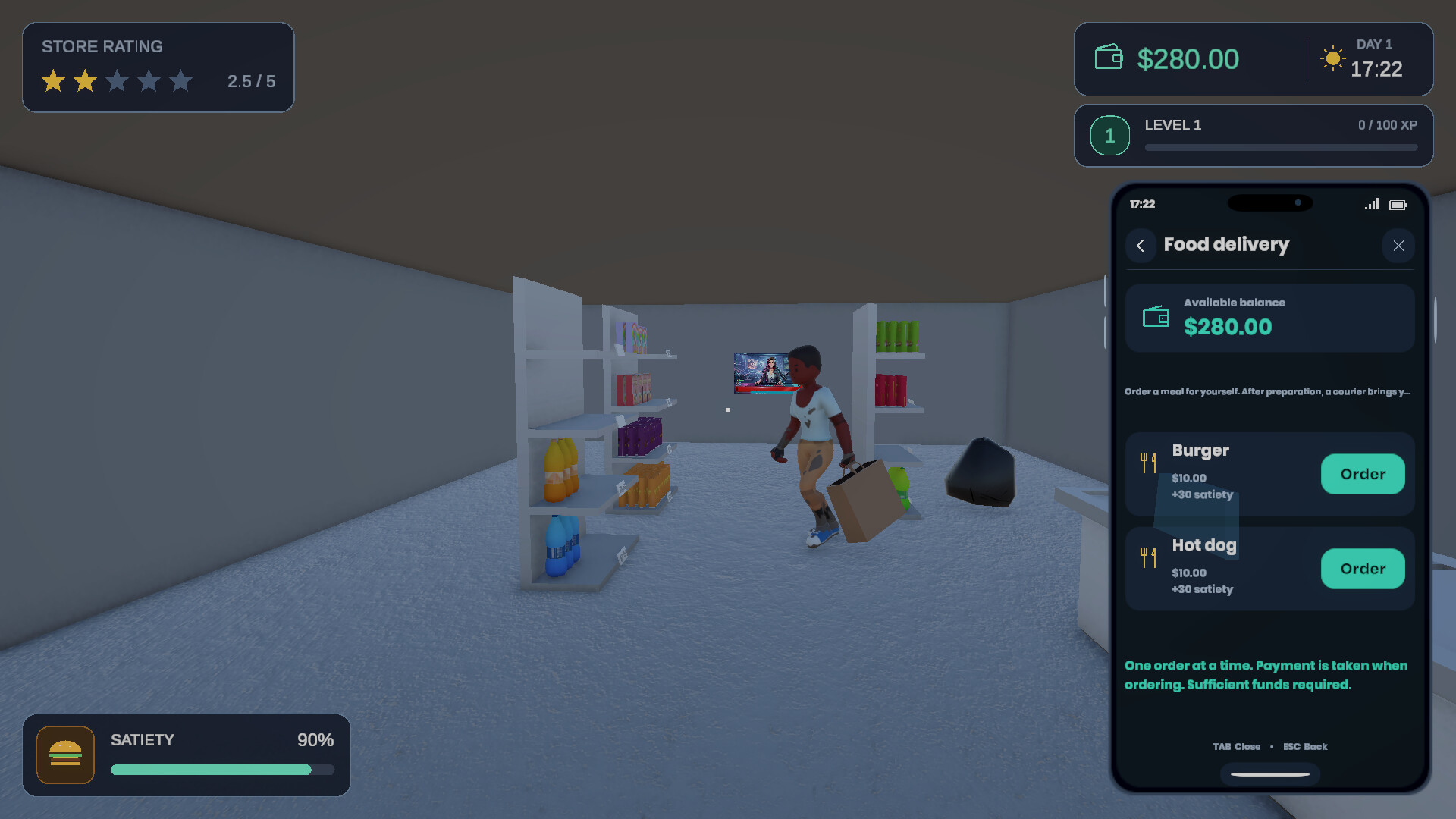 SuperStore Simulator screenshot 2