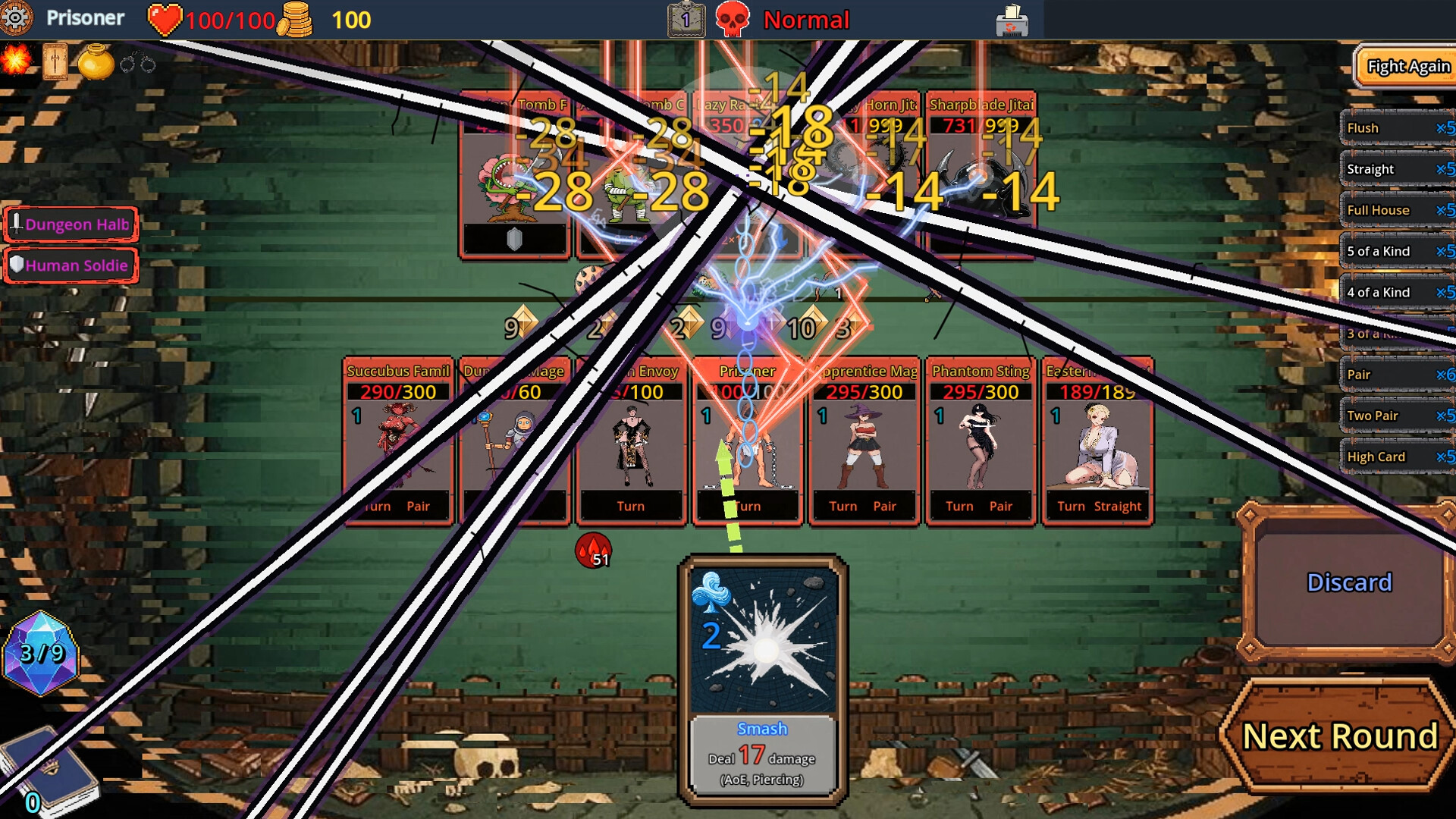 Trash & Infinite: Dungeon Card screenshot 2