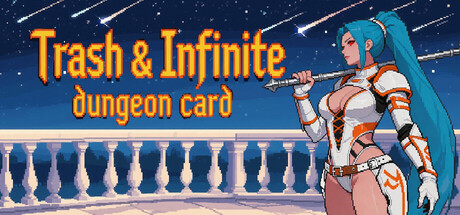 Cover art from Trash & Infinite: Dungeon Card