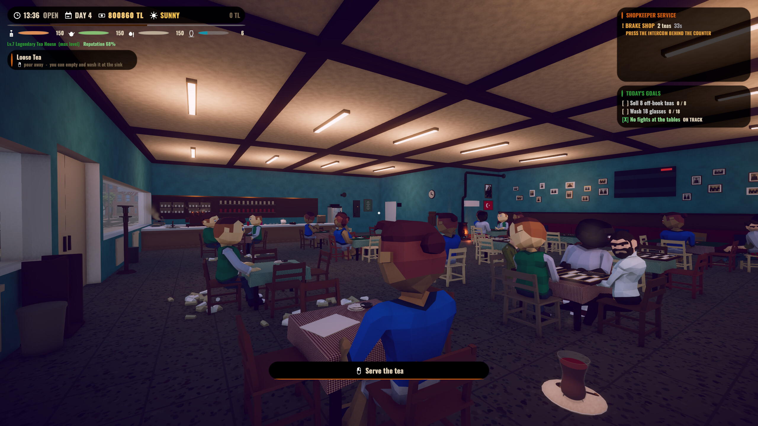 Tea Runners: Turkish Teahouse Simulator screenshot 2