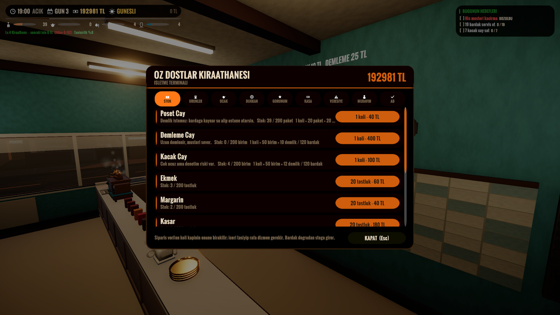 Çay Ocağı Simulator screenshot 5