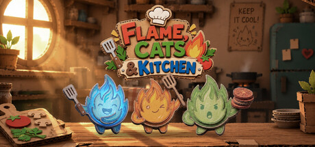Cover art from Flame, Cats & Kitchen