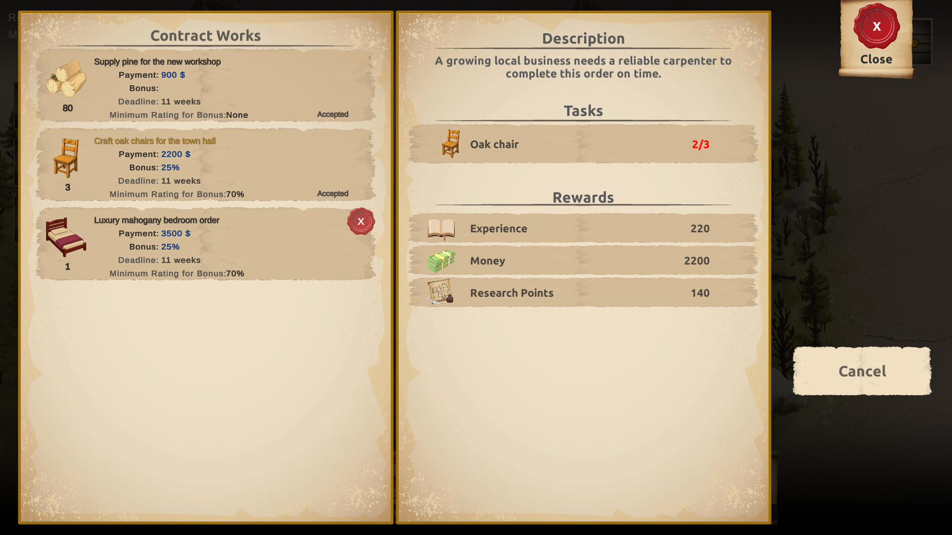 Timber & Fortune screenshot 2